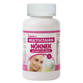 Netamin Multivitamin Nőknek kollagénnel és hialuronsavval 60db