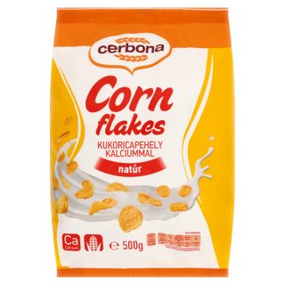 Cerbona Corn Flakes kukoricapehely hozzáadott cukor nélkül 500g