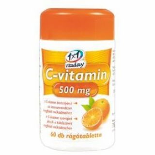 1x1 vitaday c-vitamin 500 mg rágótabletta 60db