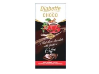 Dibette CHOCO KÁVÉS ízű kakaós krémmel töltött étcsokoládé fruktózzal 80g