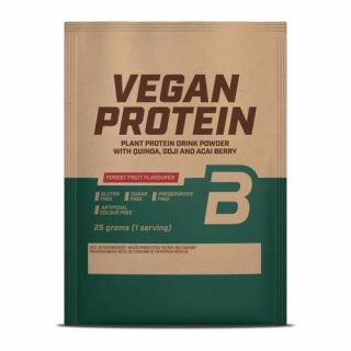 Biotech vegan protein ERDEI GYÜMÖLCS ÍZŰ fehérje italpor  25g