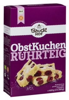 Bauck hof bio gyümölcsös gluténmentes sütemény lisztkeverék 2x200g