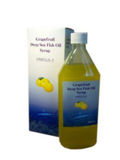 Dr. Chen mélytengeri halolaj szirup grapefruittal és omega-3 zsírsavval 500ml