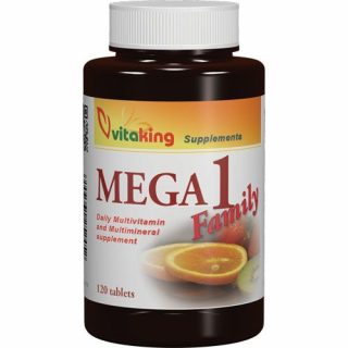 Vitaking Mega1 multivitamin family 120 db