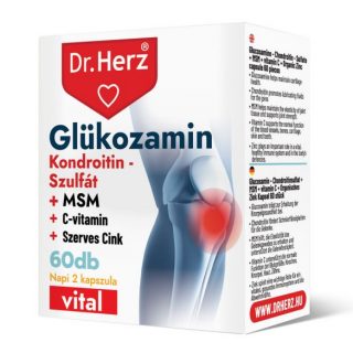 DR Herz Glükozamin + Kondroitin-szulfát + MSM 60 db kapszula