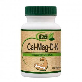 Vitamin station Cal Mag D K egészséges csontokért tabletta 90db