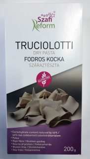 Szafi REFORM gluténmentes tészta FODROS KOCKA - TRUCIOLOTTI 200g