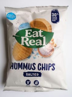 Eat real gluténmentes csicseriborsó chips tengeri sós ízű 45g