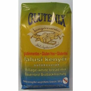 Akciós liszt: Glutenix Falusi tejmentes fehérkenyér lisztkeverék 500g