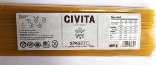 Civita kukorica SPAGETTI gluténmentes tészta levestészta 450g