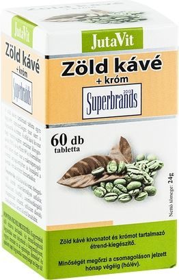 JutaVit zöld kávé tabletta 60 db - antiekenverzamel.nl