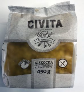 Civita kukorica KISKOCKA gluténmentes tészta levestészta 450g
