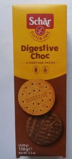 Schar Digestive choc gluténmentes csokis keksz 150g (OÉTI:10927/2012)