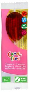 Candy tree bio cukormentes és gluténmentes nyalóka málna ízű 12g