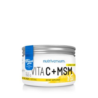 Nutriversum MSM+C citrom ízű por 150g