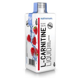 KÖZELI LEJÁRAT - Nutriversum  L-Carnitine liquid 2500mg  MÁLNA ízű 500ml
