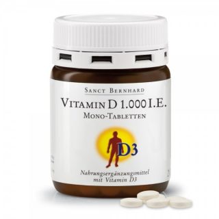 Sanct Bernhard D-vitamin 1000 NE 250 tabletta