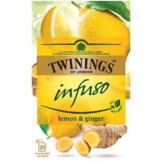 Twinings citrom és gyömbér herbatea 40g