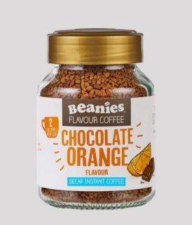 Beanies csokoládé-narancs ízű koffeinmentes instant kávé 50g