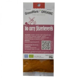 Curry bio fűszerkeverék 20g - Greenmark
