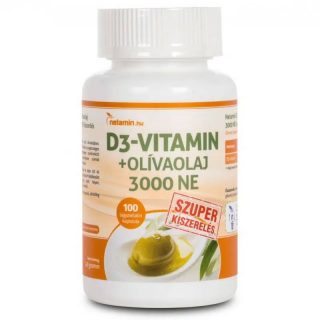 Netamin D3-vitamin+olívaolaj 3000 NE kapszula 30 db
