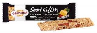 Cerbona Sport SLIM müzliszelet ananászos-goji bogyós cukor hozzáadása nélkül, édesítőszerrel 35g