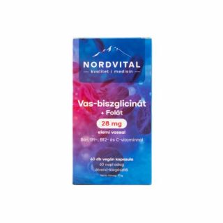 Nordvital vas-biszglicinát kapszula 60 db