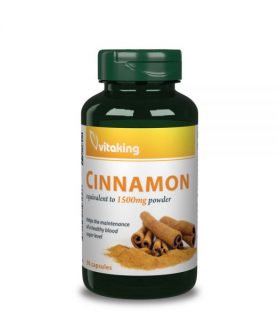 VitaKing Cinnamon Fahéj 375mg kapszula 90db