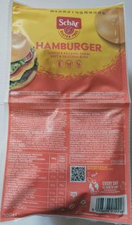 Schar gluténmentes Hamburger zsemle 300g