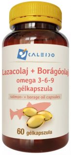 Caleido LAZACOLAJ + BORÁGÓOLAJ omega 3-6-9 gélkapszula 60db